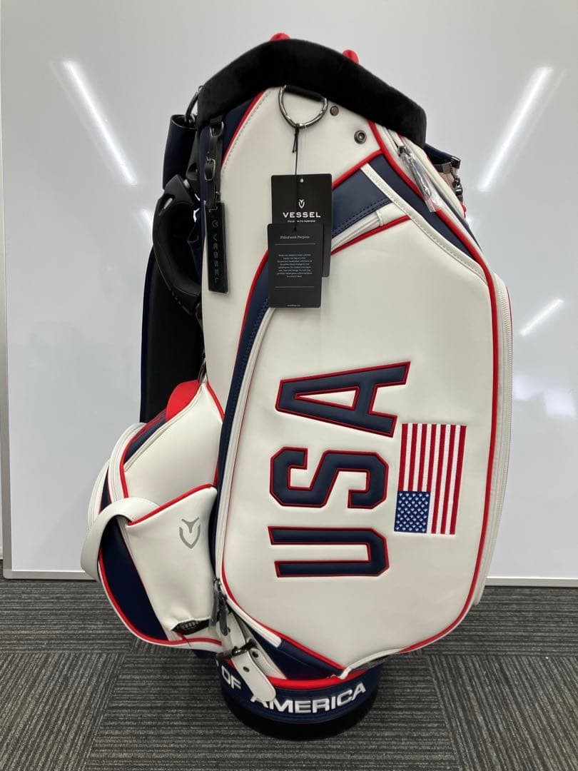 Vessel Presidents Cup ゴルフバッグ 2019年モデル VESSEL USA 2019 Presidents Cup Staff bag cart bag golf bag rare