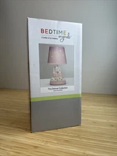 Bedtime Originals Tiny Dancer Bunny & Stars Pink Nursery Lamp with Shade & Bulb