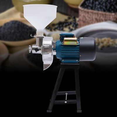 110V Electric Grinder Mill Grain Corn Wheat Feed/Flour Wet&Dry Cereal Machines