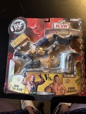 2002 JAKKS PACIFIC WWF UNCHAINED FURY ROB VAN DAM VS CHRIS JERICHO 2-PACK - NEW