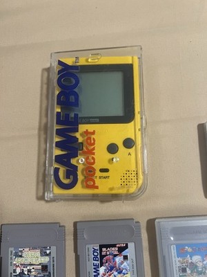 Nintendo Game Boy Pocket Gelb 7 Spiele Und  Anleitungen  