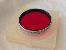 Original Leica 48mm Red R Filter E48 Chrome in Excellent Condition