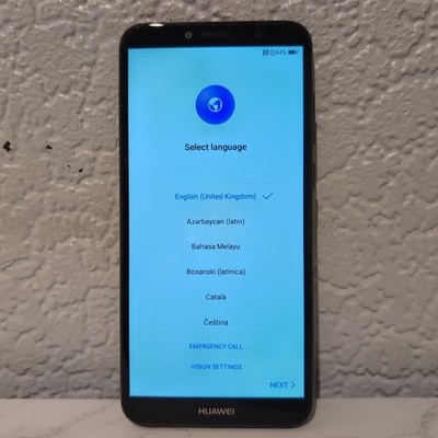 Huawei Y6 2018 Smartphone ATU-L11 - (Netz gesperrt) 16GB Android 8 4G schwarz