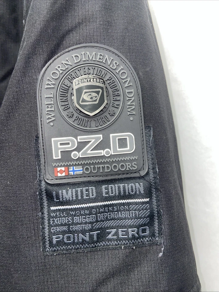 Point Zero Edredón Premium Plumón Chaqueta de Invierno Edición Limitada Pequeña Pesada LH Foto 2 de 4