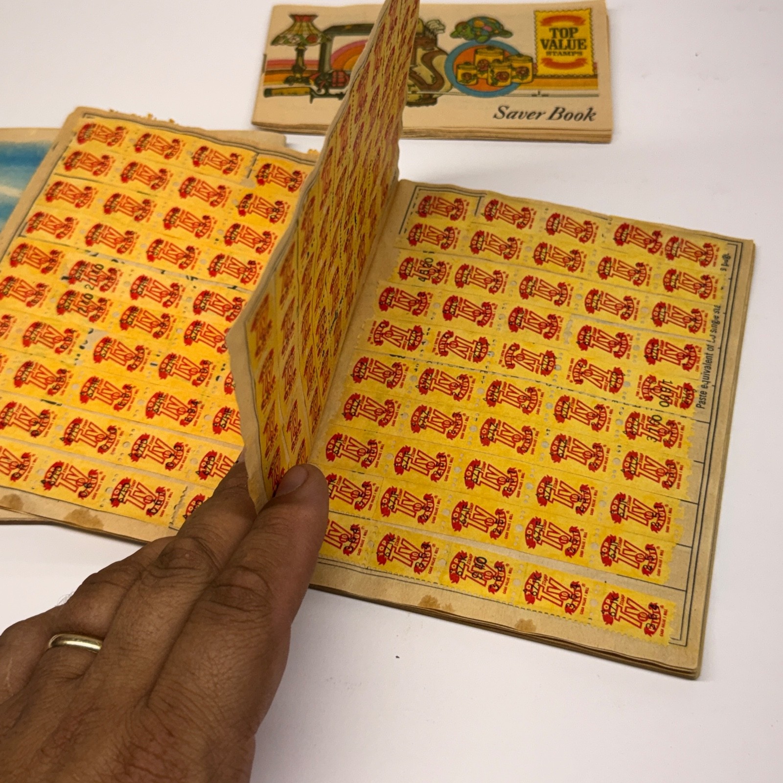 Top Value Stamp Saver Books Full TV Grocery Stores Ohio 1980s LOT