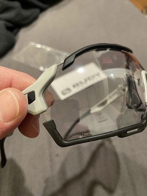Sunglasses Rudy Project Cutline Light Grey Matte ImpactX Photochromic 2 Black