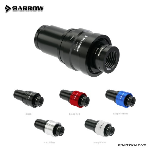 Barrow G1/4" Valve Waterstop Set Male and Female TZKMF v2 - 第 1/5 張圖片