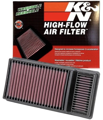 K&N 33-5010 33-Series Red Panel Air Filter For 2011-2016 Ford F-250 / F-350