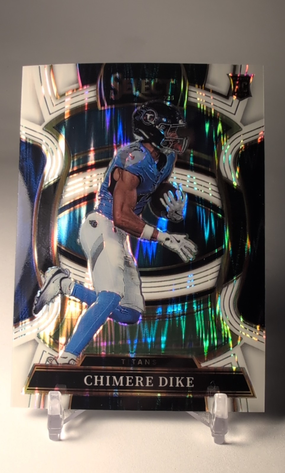 2025 Panini Select - Concourse Chimere Dike #27 White Shock Prizm /799 (RC)