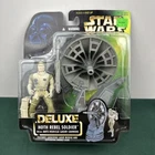Hoth Rebel Soldier W/ Anti-vehicle Laser Cannon Deluxe Star Wars Kenner 1996