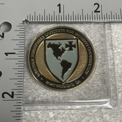 Coin - Western Hemisphere Security Cooperation - Fort Benning GA New In Case