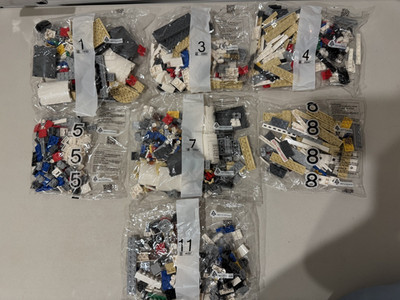 LEGO NASA Apollo Saturn V (21309) BAGS #1, 3, 4, 5, 7, 8, 11 ONLY-Incomplete