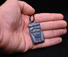 Rare Pharaonic Necklace Goddess Hathor Authentic Ancient Egyptian Antiquities BC