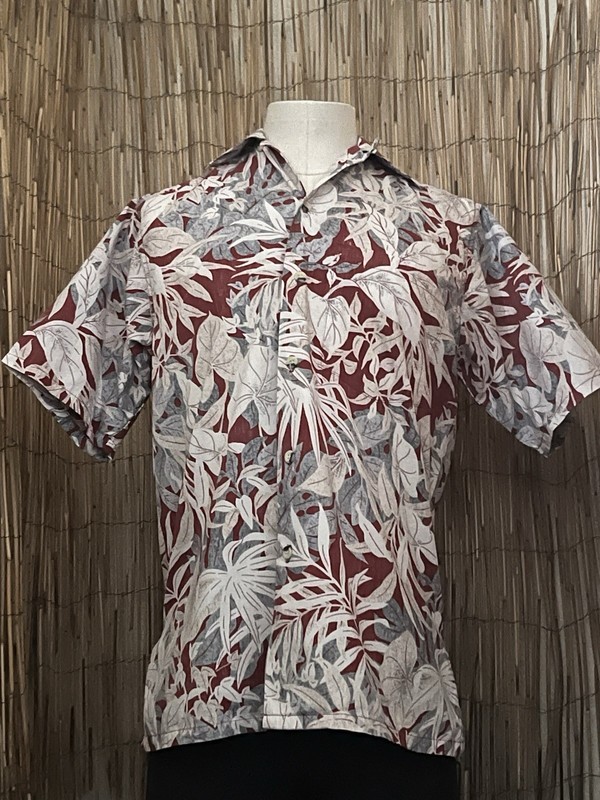 Go Barefoot Mens SS Button Up Hawaiian Shirt-Size XS-100% Cotton-Made In U.S.A.