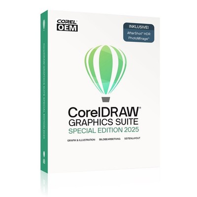 Corel Draw Graphics Suite SE 2025 Vollversion Box Dauerlizenz Cliparts OVP NEU