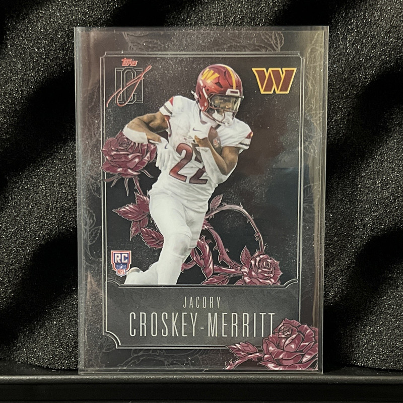 2025 Topps Signature Class Jacory Croskey-Merritt ROSES-24 RC Commanders SP