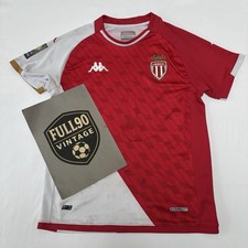 AS Monaco 2023/24 Home Shirt – Kappa Kombat – Size S