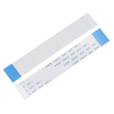 Flexible Flat Cable 80mm 1mm Pitch 12 Pins FPC FFC Flexible Ribbon Cable 10Pcs