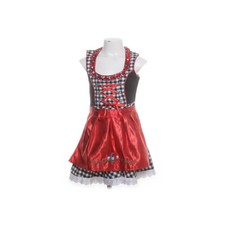 Kiddy Tracht, Dirndl, Größe: 104, Schwarz/Weiß/Rot, Baumwolle/Polyester #9Zq