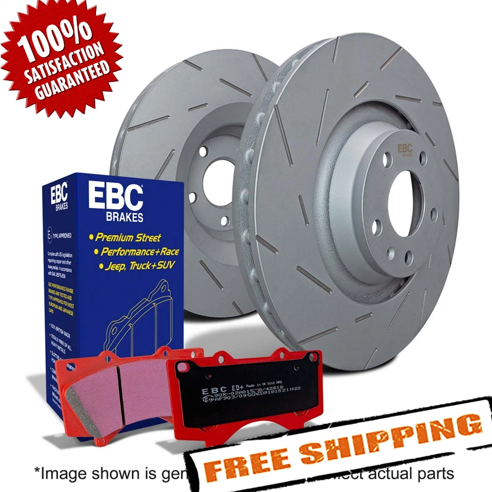 Kit de freio traseiro com fenda EBC S15KR1053 estágio 15 para 13-22 Ford F-250 Super Duty - Imagem 2 de 4