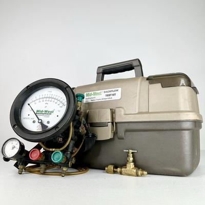 #ad MIDWEST INSTRUMENT 845 5💧 BACKFLOW PREVENTER TEST KIT GOOD CONDITION✨ $400.00