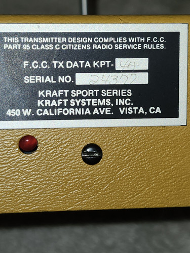 KRAFT 4A Sports Series remote control. 1970s. EX condition. airplane remote. - Imagen 9 de 11