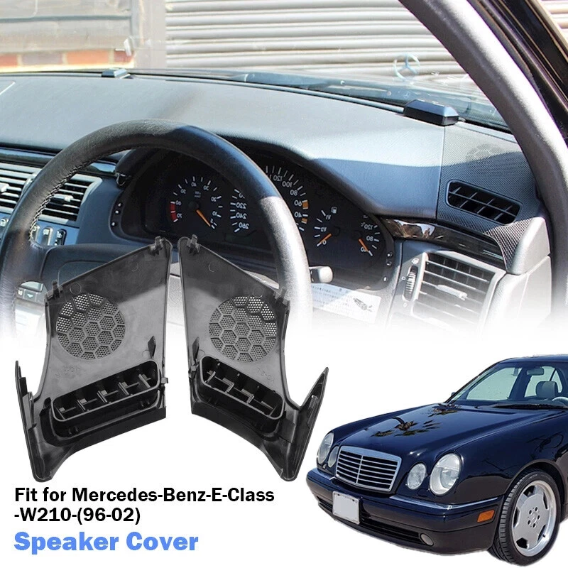 Se adapta a Mercedes Benz W210 E320 E430 E300 E420 Tablero Ventilación Altavoz Rejilla Cubiertas 2 un. Foto 3 de 4