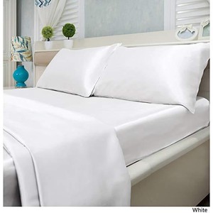 California King Extra Deep Pocket 6 PC Sheet Set 1000 TC Satin Silk Solid Color