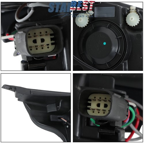 Halogen For Chevy Malibu LS LT 2013-2016 LH+RH Headlight Headlamps Clear Lens - Picture 8 of 12