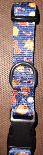 Christmas Dog Collar Funny Snowman Adjustable Nylon Cute Candy Medium - Image 3 of 4