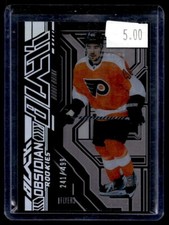 2022-23 SPx UD Black Obsidian Rookies Bobby Brink RC 241/499 Philadelphia Flyers