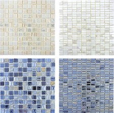 Mosaïque En Verre Mosaïque Métallique Carreaux Muraux Salle De Bain