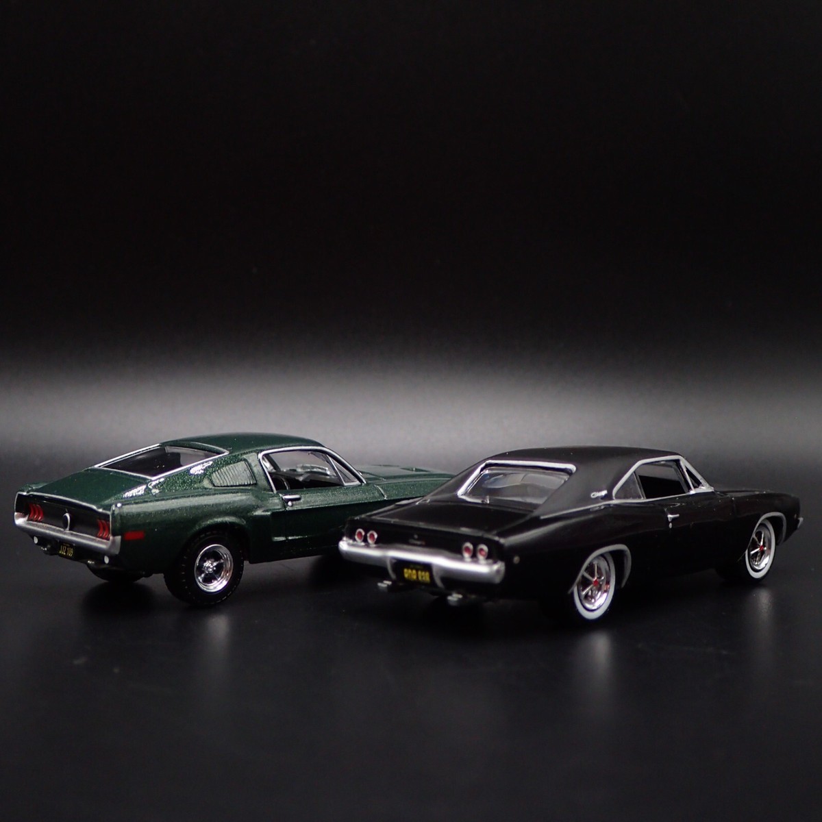 1968 68 FORD MUSTANG & DODGE CHARGER BULLITT LEGACY 1/64 SCALE