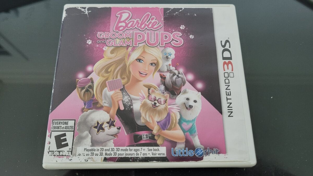 Barbie™ Groom and Glam Pups™, Jogos para a Nintendo 3DS, Jogos