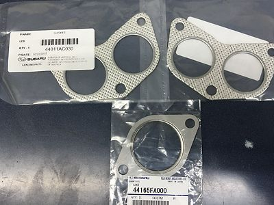 #ad #ad Genuine SUBARU OEM 3 Exhaust Manifold amp; Cat Converter Pipe Gaskets 1993 2006 $32.71