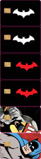 Batman Credit Card Skin 6-Pack  DC Comics Sticker Decal Variety Pack