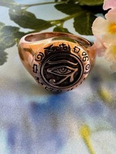 Solid Copper Ring CRI015 -3/8 of an inch round. Available in sizes 7 thru 10.