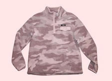 Women's Pink Brand Pink Camo 1/4 Zip Pullover NWOT Size S