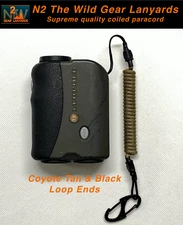  N2 The Wild Gear Lanyards Coyote Tan & Black Bino Harness Rangefinder Lanyard