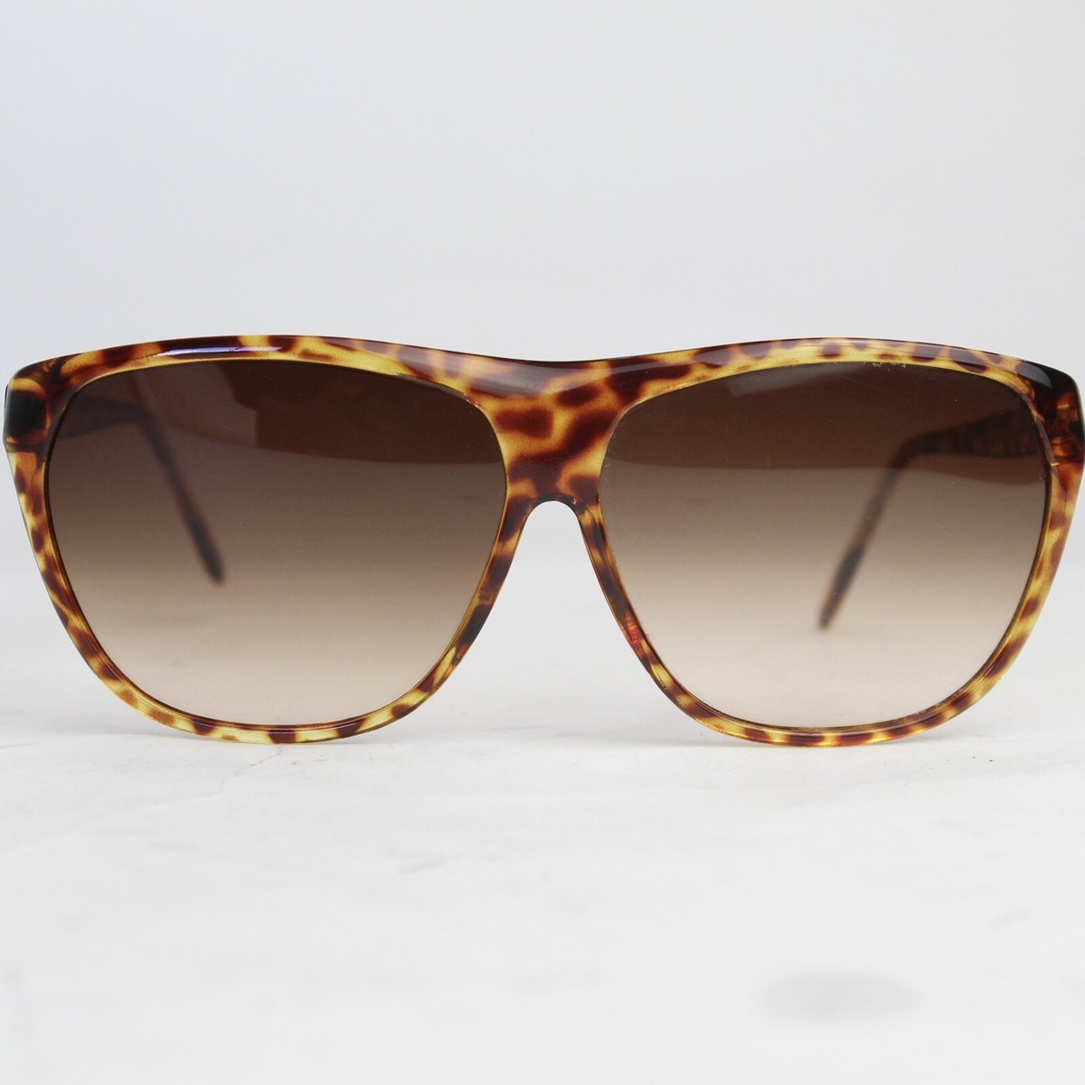 VTG Anne Klein Riviera Brown Tortoise Square Oversized  display picture 1