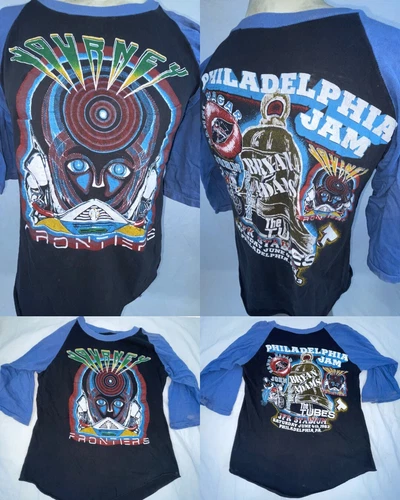 80S JOURNEY FRONTIER PHILADELPHIA ROCK TOUR CONCERT SAMM 1980s vintage concert t-shirt, vintage, single stitch, B+ condition