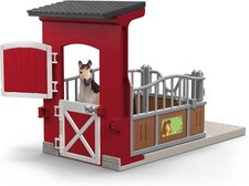 SCHLEICH®  Farm World 42724 Ponybox mit Mustang Stute, NEU & OVP