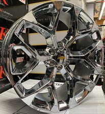 20 Fr59 Snowflake Chrome Wheels Gmc Yukon Sierra Tahoe Silverado Ram Ck156 20 Fr59 Snowflake Chrome Wheels Gmc Yukon Sierra Tahoe Silverado Ram Ck156