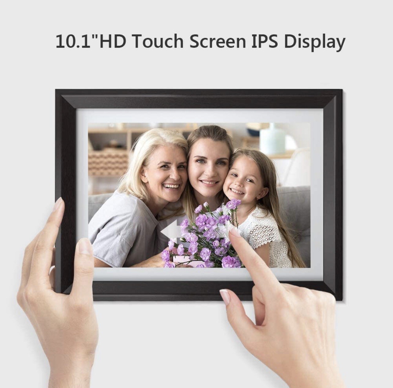 Dragon Touch Classic 10 Digital WiFi 10.1” Picture Frame With Instant