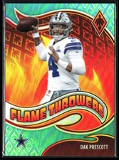 2021 Panini Phoenix Football Dak Prescott Flame Throwers Teal /149 #FT-26