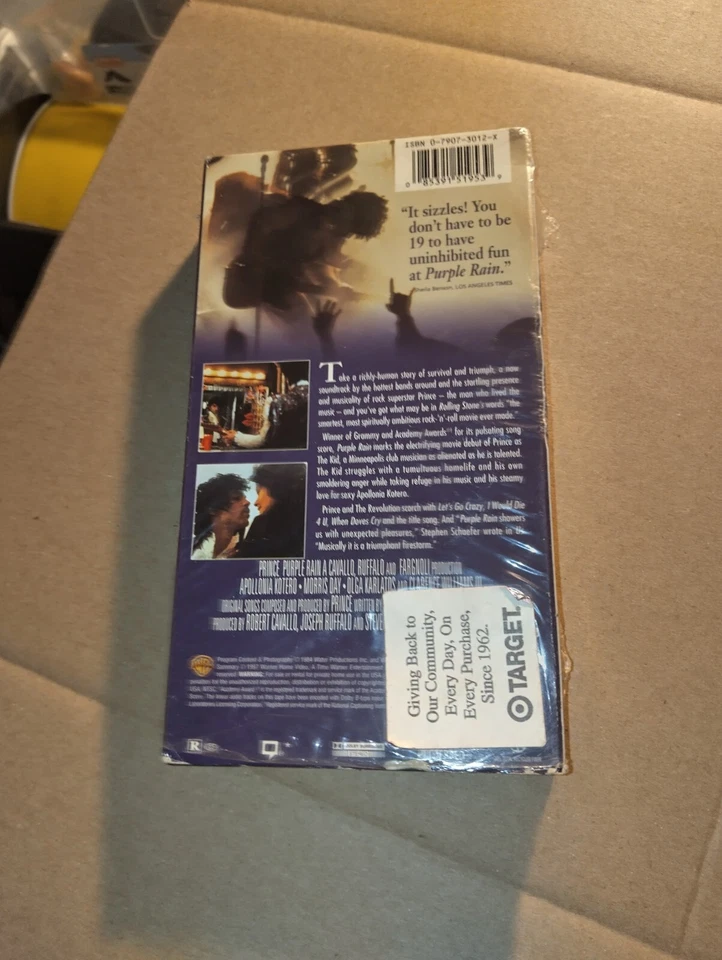 Prince Purple Rain VHS Foto 2 de 3
