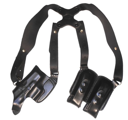 Leather Shoulder Gun Holster LH RH For Springfield 1911 4" - 第 1/5 張圖片