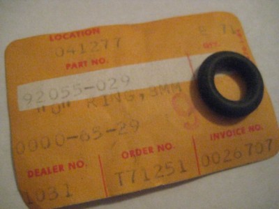 KAWASAKI VN/A7SS/A7/A1SS/A1/F2/KE/KS/KD/C2/G5/G3/MC1 8MM CRANKCASE O-RING NOS!