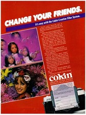 1983 Cokin Print Ad, Creative Filter System Change Your Friends Photos Flowers