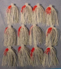 12 ~BIO-FLEX® Silicone Spinnerbait *Pro-Tie Skirts X-Factor Bleeding Shad